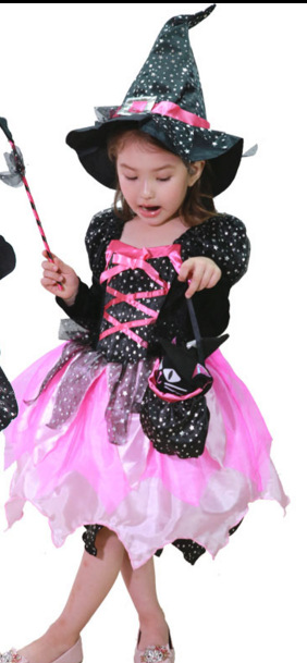 Baby Girls Halloween Witch Costume Children Cosplay