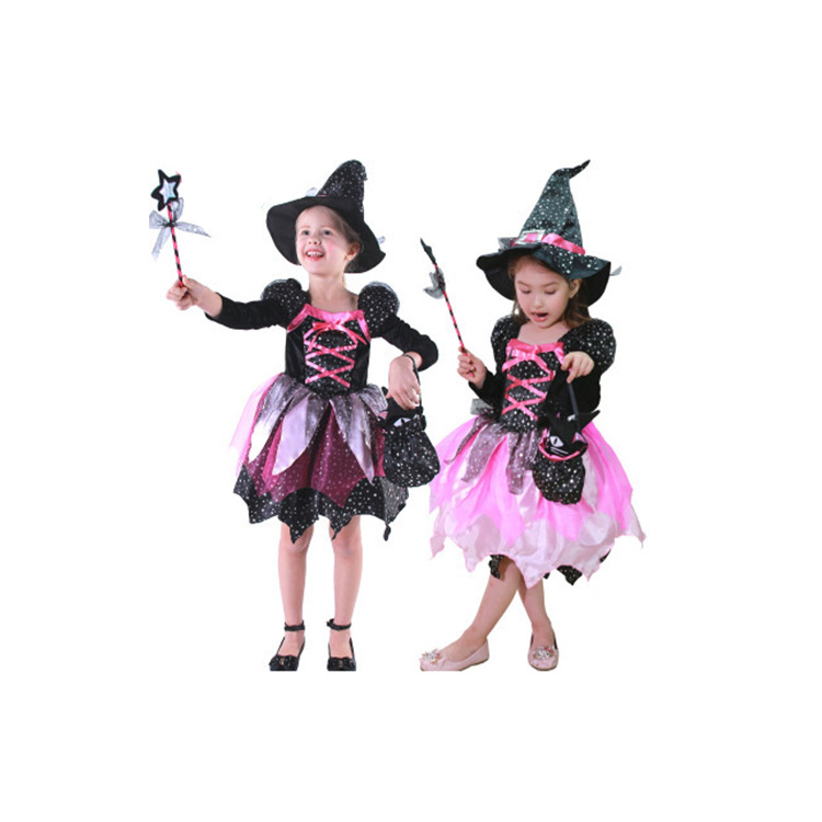 Baby Girls Halloween Witch Costume Children Cosplay